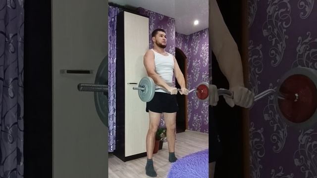 Прокачиваю Руки💪🔥Обратный Хват/Вес Штанги 21 кг. смотреть онлайн