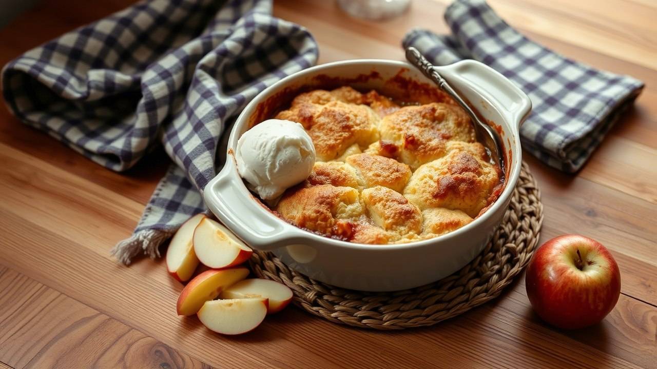 Яблочная магия: как приготовить Коблер, который станет Вашим новым фаворитом! смотреть онлайн