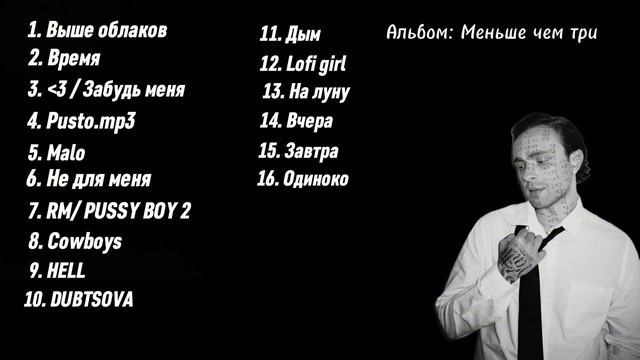 Альбом Егора Крида «Меньше чем три» Лучше песни🖤 смотреть онлайн