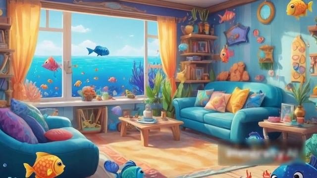 Мой красочный рыбный домик/детские истории #приятный # смотреть онлайн