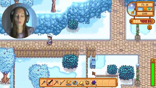 [STARDEW VALLEY] - Пир Зимней Звезды (49 серия) [Веб-камера] смотреть онлайн