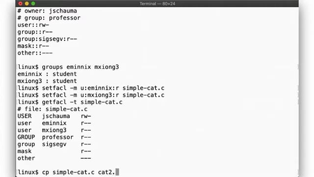 UNIX24-13-1 Advanced Programming in the UNIX Environment- Week 13, Segment 1 - POSIX ACLs смотреть онлайн