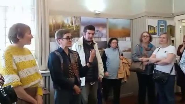 За красоту родной земли / Открытие выставки в Тарусе // 2 смотреть онлайн