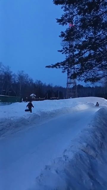 Горка в Серебряном Бору, Омская область смотреть онлайн