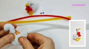 Поделка из синельной проволоки детская Pipe Cleaner /  DIY / Tutorial