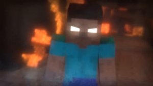 Майнкраф херобрин против стива.