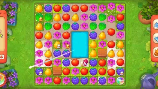 Gardenscapes/ level 45 / Android gameplay / Прохождение / Уровень 45 смотреть онлайн