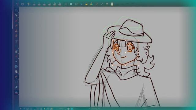 Анимация в ToonBoom ПРЯМОЙ ЭФИР // Рисую гифку с нуля в 2D // продолжение