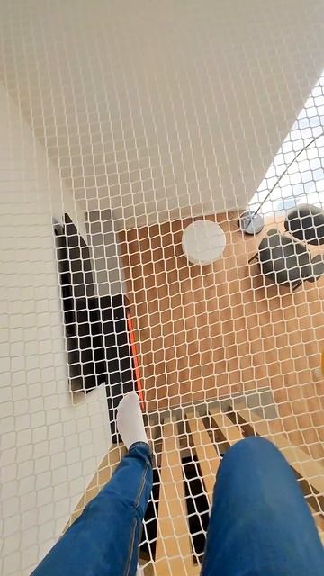 Сетка батут гамак между этажами над вторым светом! Наи