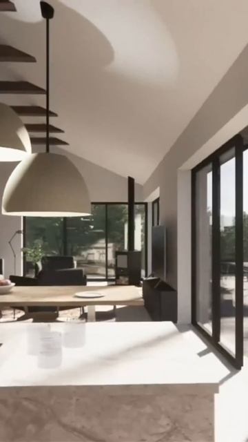 БАРН 170 метров интерьер гостиная #shorts #housetour #barn смотреть онлайн