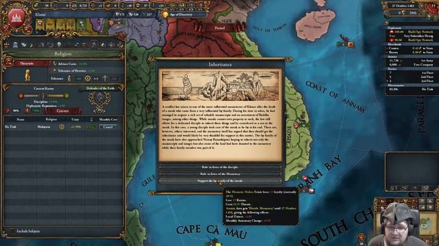 Провал и Успех у Кхмеров в EU4 Leviathan #2 смотреть онлайн