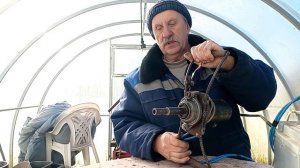 ледобур из стартера уаз первое испытание