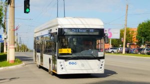 Тестовая поездка на троллейбусе УТТЗ-6241.01 "Горожанин" № 2288, маршрут 5