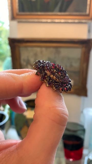 #shorts 28.10.2023 Антиквариат! Брошь Чешский гранат.