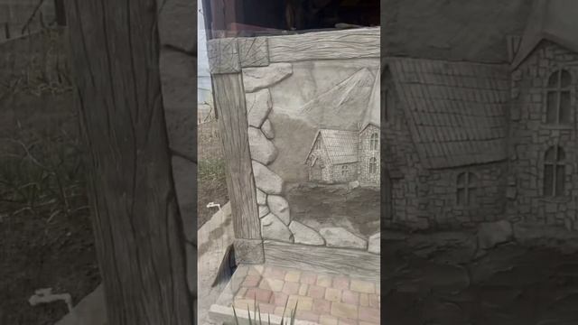 Барельеф из цемента своими руками! Первый опыт работы смотреть онлайн