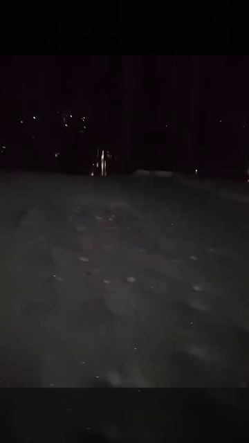 Лунный пейзаж в зимнем парке #snow #winter #moonlight