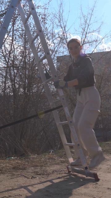 Трехсекционная алюминиевая лестница 3х9 Krause Corda 010391 смотреть онлайн