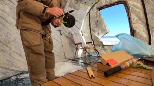 Зимняя рыбалка на Байкале 2025- ловим трофейного омуля!