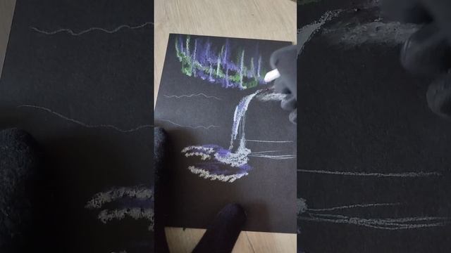 Северное сияние. Водопад. смотреть онлайн