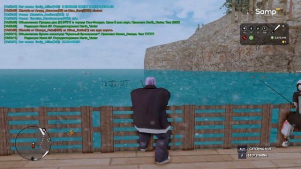 ОБНОВЛЁННАЯ РАБОТА РЫБОЛОВА в GTA SAMP (samp rp legacy)