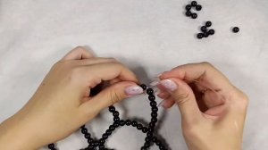 Шапочка из бусин 🌸