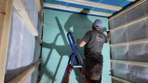 Монтаж гипсокартона в каркасном доме.