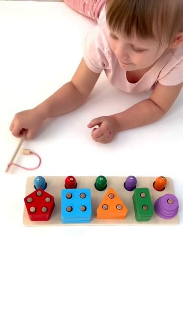 Геометрический сортер+магнитная рыбалка смотреть онлайн