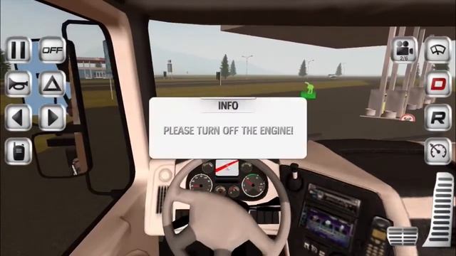 Играем в игру Euro Truck Driver 2-й раз; Выполнили одно задание!