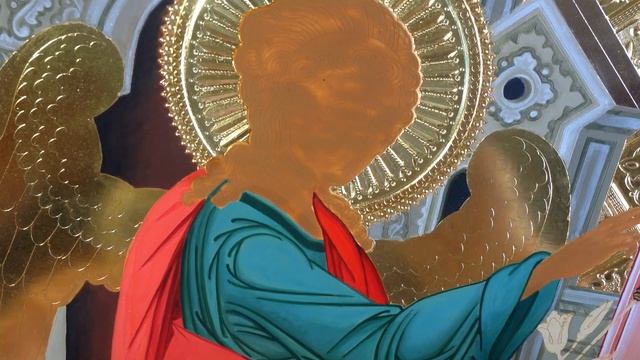 Благовещение .1 часть. В процессе создания.Сумская ико? смотреть онлайн