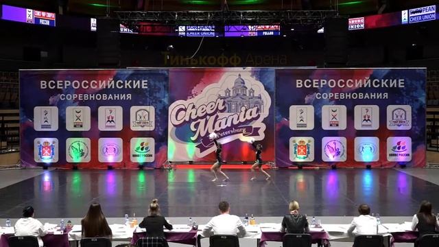 Cheerleading.Freestyle.Чир спорт. ВРС 2019 ЧИР-ФРИСТАЙЛ-ДВОЙКА Асомчик Виктория Солодовникова Диана