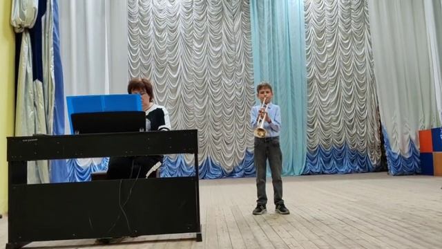 Калин Федор 10 лет,А.Зацепин"Есть только миг" смотреть онлайн