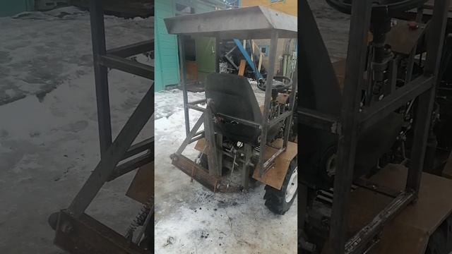 Крыша на минитрактор переломка 4×4 начало(1 часть) смотреть онлайн