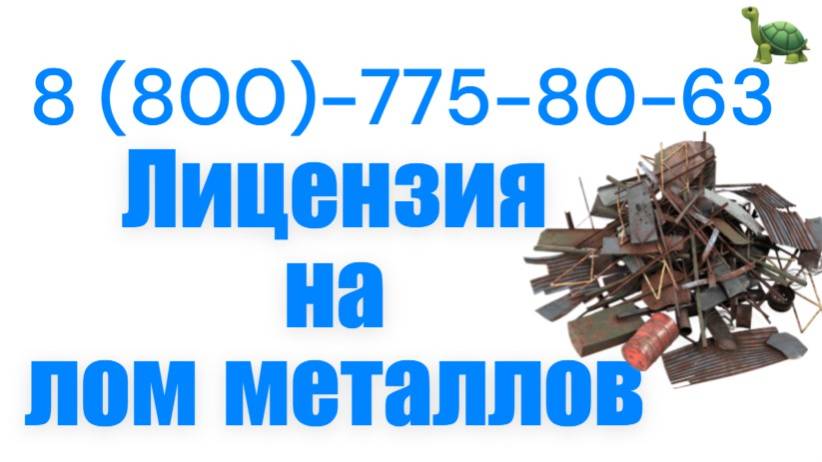 Лицензия на лом металлов - Помощь в получении!
