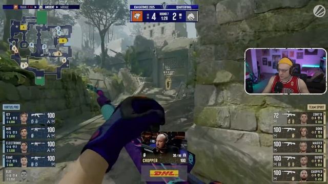 ⚙️ ТУРНИРЫ CS 2: Virtus Pro VS Team Spirit. Киберспорт. REGYM смотреть онлайн