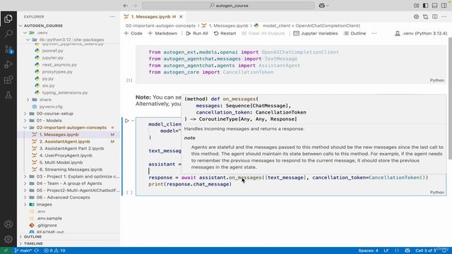 2 -Demonstrating TextMessage in Action Sending Messages to AI Agents смотреть онлайн