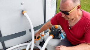 Прочищаем фильтр не выключая насос Bestway 58499 🤔 Лайфхак