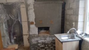 Штукатурка печки своими руками под плитку.#штукатурка