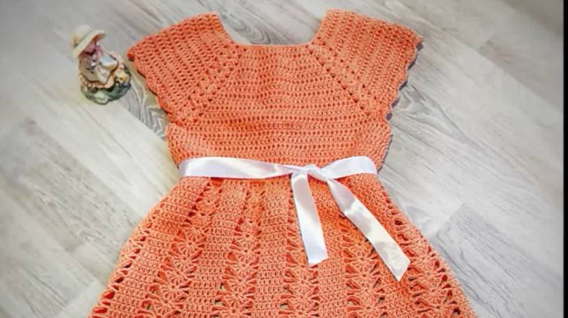 МК Платье для девочки 4-5 лет. Часть 1. (архив) смотреть онлайн