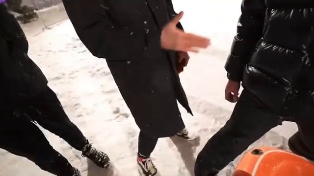 Зимняя угарная прогулка! Данон, плохой парень, парвдеевич, кореш, стоп бан смотреть онлайн