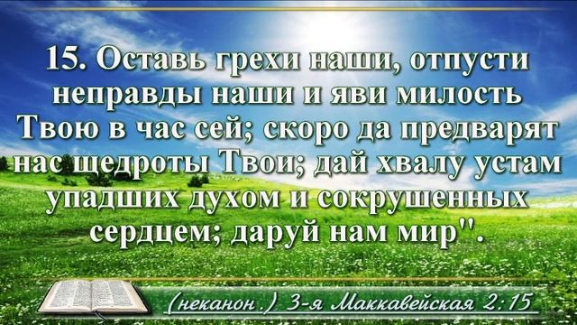 ВидеоБиблия Третья Книга Маккавейская без музыки глава 2 Лапкин