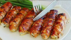 Так МЯСО ВСЕГДА БУДЕТ СОЧНЫМ. Мясные РУЛЕТИКИ В ДУХОВКЕ. Сочная свиная вырезка с начинкой