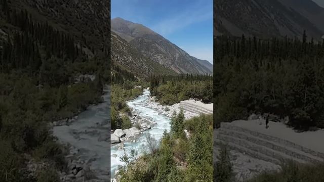 Лучше гор могут быть только горы... 🌄 Relaxing in #kyrgyzstan mountai смотреть онлайн