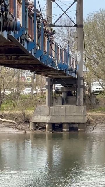 #другимиглазами #рыбалка# ловлякорюшки#река# мост#саха