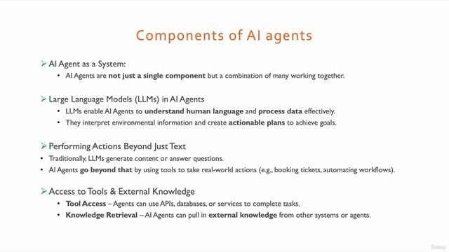 2 -Components and use cases of AI Agents смотреть онлайн