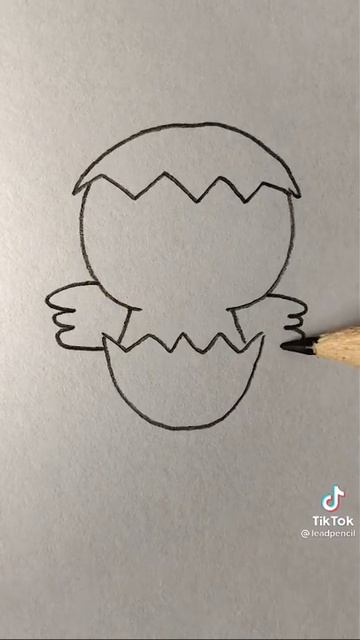 Как нарисовать цыплёнка 🐣 смотреть онлайн