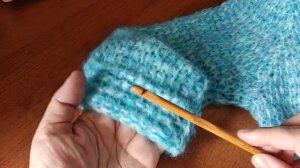 #тунисскоевязание Кофточка для ребенка тунисским вязанием #lusi_ten