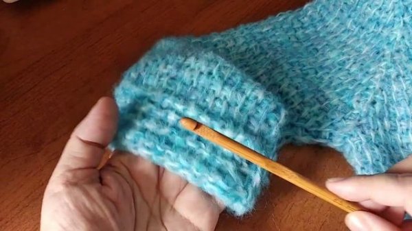 #тунисскоевязание Кофточка для ребенка тунисским вязанием #lusi_ten