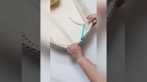 Люлька крючком из шнура (Часть 4): Присоединение нового