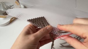 Супер просто и быстро! Сумка на пластиковой канве из п?