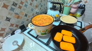 Бургеры и Вкусный супчик. Хлопочу на кухне